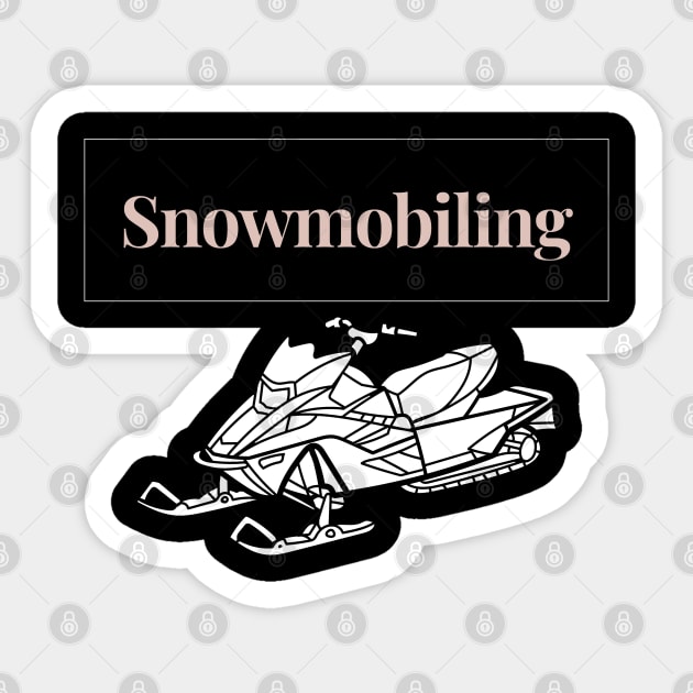 Snowmobiling  18 Sticker by TheSeason